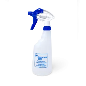 600ml Plastic Bottle & Standard Blue & White Trigger